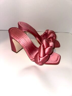 Loeffler Randall Freya Braided Curved Heel Mules